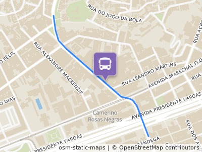 Mapa da parada