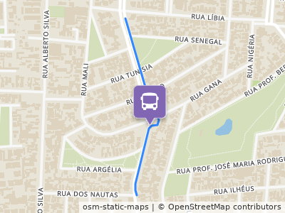 Mapa da parada