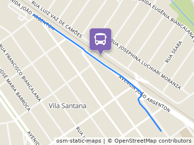 Mapa da parada