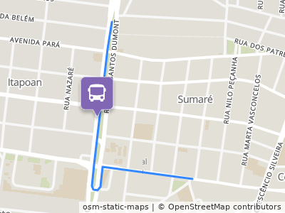 Mapa da parada