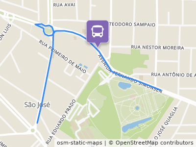 Mapa da parada