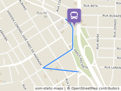 Mapa da parada