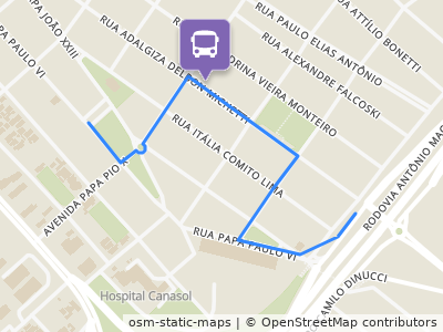 Mapa da parada