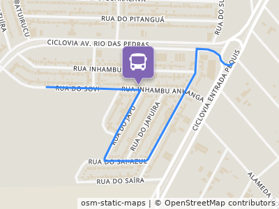 Mapa da parada