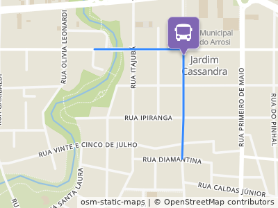 Mapa da parada