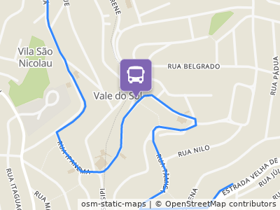 Mapa da parada