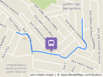 Mapa da parada