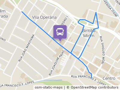 Mapa da parada