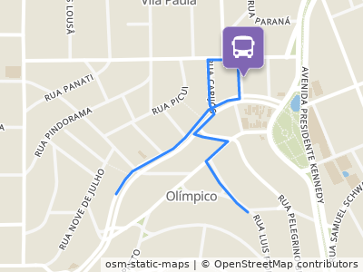 Mapa da parada