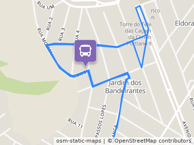 Mapa da parada