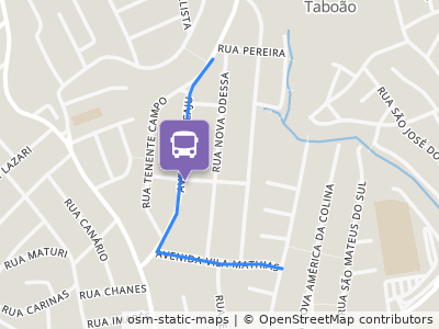 Mapa da parada