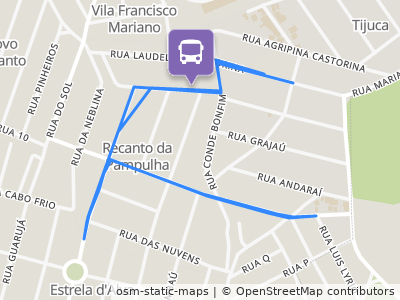 Mapa da parada