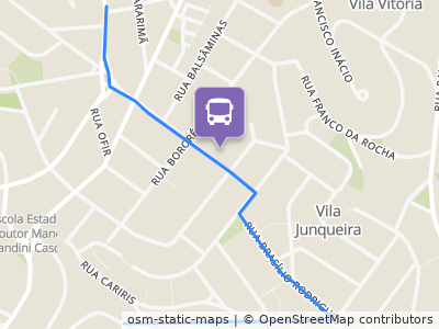 Mapa da parada