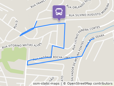 Mapa da parada