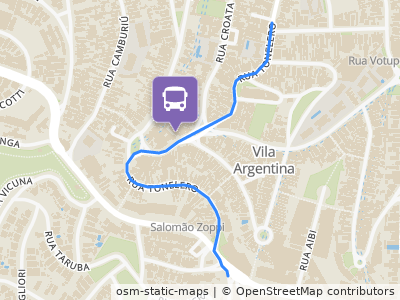 Mapa da parada