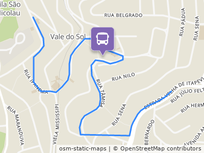 Mapa da parada