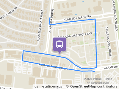 Mapa da parada