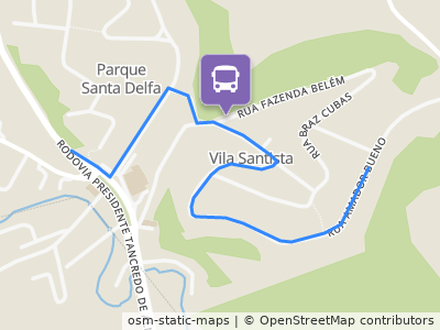 Mapa da parada