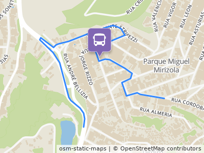 Mapa da parada