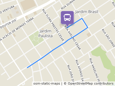 Mapa da parada