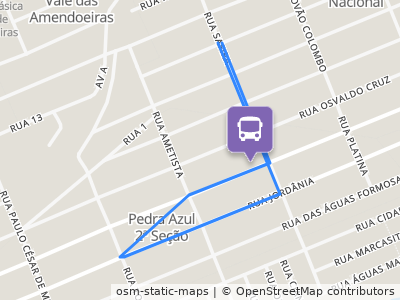 Mapa da parada