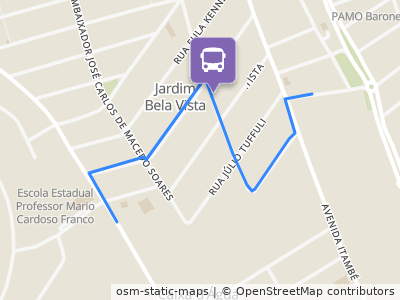 Mapa da parada