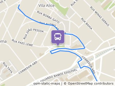 Mapa da parada