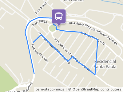 Mapa da parada