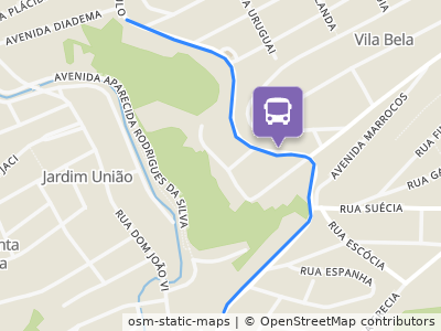 Mapa da parada