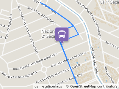Mapa da parada