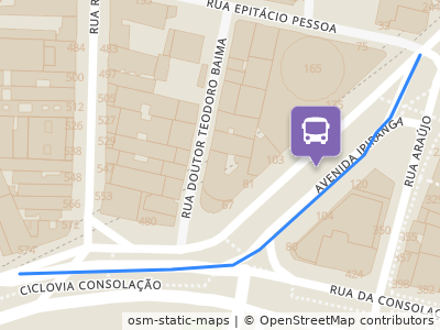 Mapa da parada