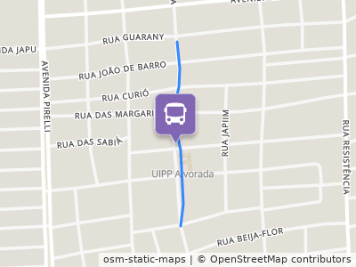 Mapa da parada