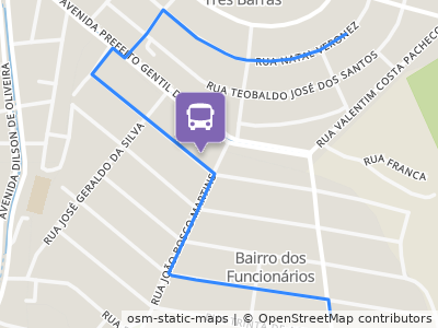 Mapa da parada