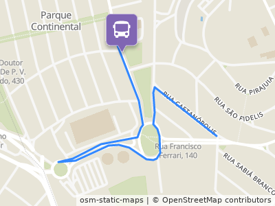 Mapa da parada
