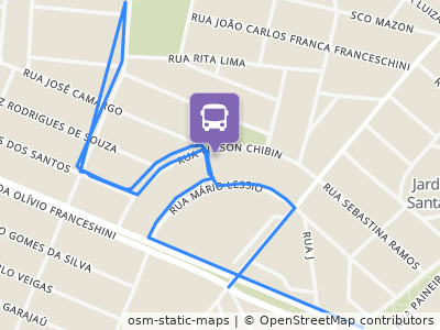 Mapa da parada