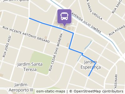 Mapa da parada