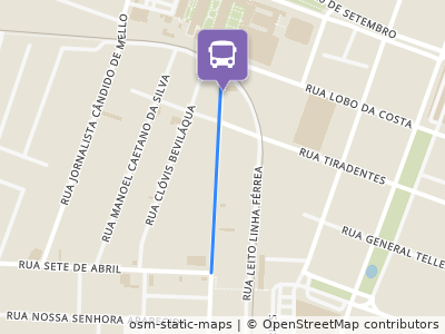 Mapa da parada