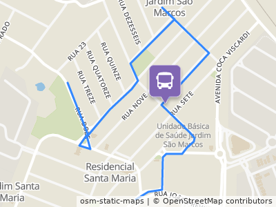 Mapa da parada