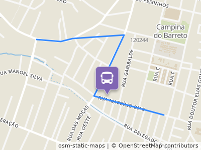 Mapa da parada