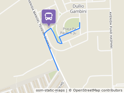 Mapa da parada