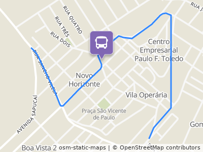 Mapa da parada
