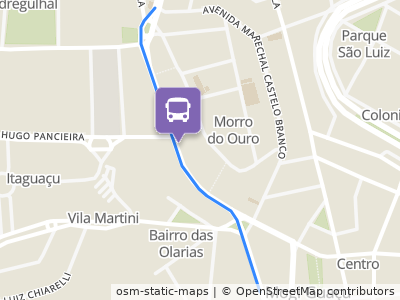 Mapa da parada
