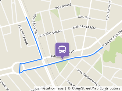 Mapa da parada