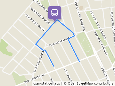 Mapa da parada