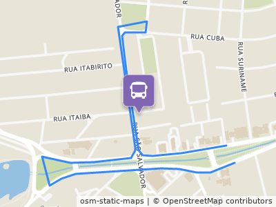 Mapa da parada