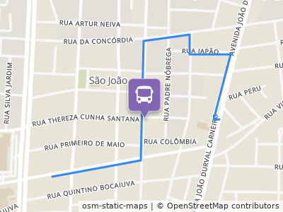 Mapa da parada