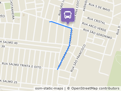 Mapa da parada