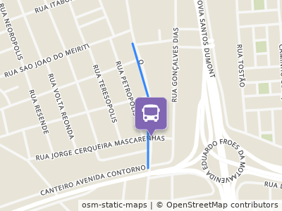 Mapa da parada