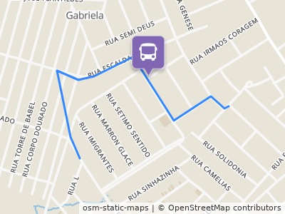 Mapa da parada
