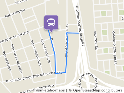 Mapa da parada